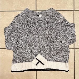 XS Cropped Loose Fit Sweater.
